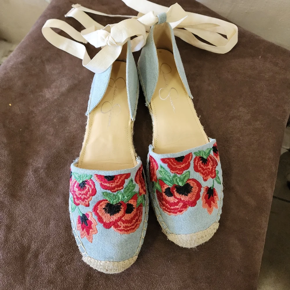 Jessica Simpson Fippo Espadrille Flats size 7